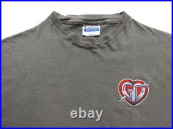 Grateful Dead Shirt T Shirt Vintage 1986 Spring Tour USA GD Bolt Love Heart XL