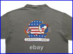 Grateful Dead Shirt T Shirt Vintage 1986 Spring Tour USA GD Bolt Love Heart XL