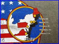 Grateful Dead Shirt T Shirt Vintage 1986 Spring Tour USA GD Bolt Love Heart XL