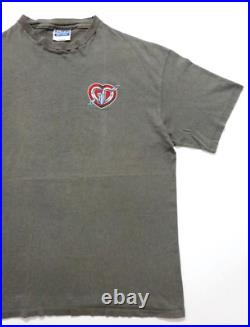 Grateful Dead Shirt T Shirt Vintage 1986 Spring Tour USA GD Bolt Love Heart XL