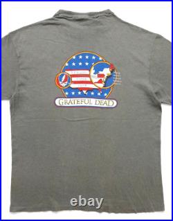 Grateful Dead Shirt T Shirt Vintage 1986 Spring Tour USA GD Bolt Love Heart XL