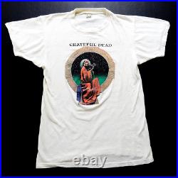 Grateful Dead Shirt T Shirt Vintage 1987 Blues For Allah Fiddler Garris Art GD L