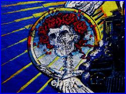 Grateful Dead Shirt T Shirt Vintage 1987 Bob Dylan & The Dead Griffin Art Train