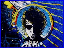 Grateful Dead Shirt T Shirt Vintage 1987 Bob Dylan & The Dead Griffin Art Train