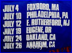 Grateful Dead Shirt T Shirt Vintage 1987 Bob Dylan & The Dead Griffin Art Train