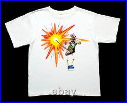 Grateful Dead Shirt T Shirt Vintage 1987 Fall Tour GD Movie USA Skeleton GDP L