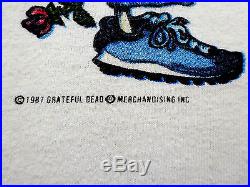 Grateful Dead Shirt T Shirt Vintage 1987 Fall Tour In The Dark Touch Of Grey L