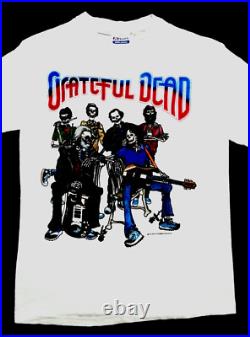 Grateful Dead Shirt T Shirt Vintage 1987 In The Dark Touch Of Grey JG GDM M New