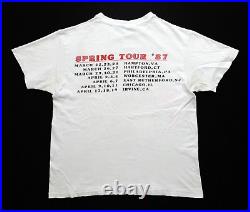 Grateful Dead Shirt T Shirt Vintage 1987 Spring Tour US Guitar Eagle Perez GDP L