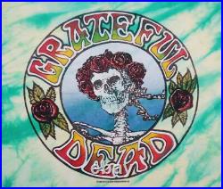Grateful Dead Shirt T Shirt Vintage 1988 Bertha Skull Roses Mouse Kelley GDM XL
