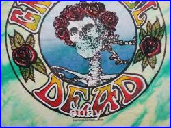 Grateful Dead Shirt T Shirt Vintage 1988 Bertha Skull Roses Mouse Kelley GDM XL