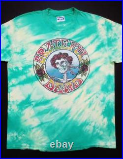 Grateful Dead Shirt T Shirt Vintage 1988 Bertha Skull Roses Mouse Kelley GDM XL