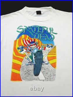 Grateful Dead Shirt T Shirt Vintage 1988 GD Movie Motorcycle Laguna Seca GDM XL