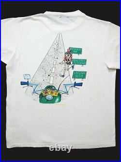 Grateful Dead Shirt T Shirt Vintage 1988 GD Movie Motorcycle Laguna Seca GDM XL