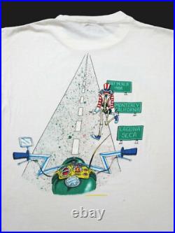 Grateful Dead Shirt T Shirt Vintage 1988 Motorcycle GD Movie Laguna Seca GDM XL
