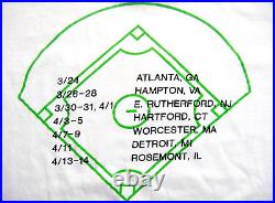 Grateful Dead Shirt T Shirt Vintage 1988 Spring Tour Baseball MLB SF Giants GD L