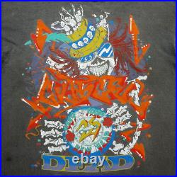Grateful Dead Shirt T Shirt Vintage 1989 1990 New Years Eve Art Graffiti 25th L