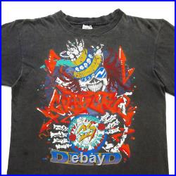 Grateful Dead Shirt T Shirt Vintage 1989 1990 New Years Eve Graffiti Art 25th L