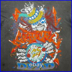Grateful Dead Shirt T Shirt Vintage 1989 1990 New Years Eve Graffiti Art 25th L