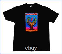 Grateful Dead Shirt T Shirt Vintage 1989 Fall Tour Warlocks Tim Harris GD XL New