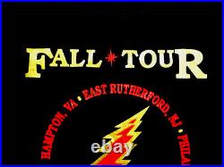 Grateful Dead Shirt T Shirt Vintage 1989 Fall Tour Warlocks Tim Harris GD XL New