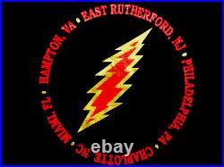 Grateful Dead Shirt T Shirt Vintage 1989 Fall Tour Warlocks Tim Harris GD XL New