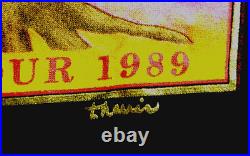 Grateful Dead Shirt T Shirt Vintage 1989 Fall Tour Warlocks Tim Harris GD XL New