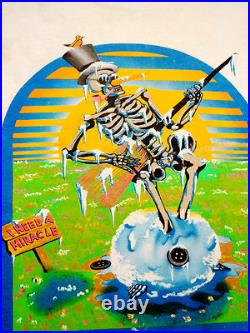 Grateful Dead Shirt T Shirt Vintage 1989 Guitar Snowman Art Spring Tour GDM XL