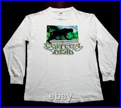 Grateful Dead Shirt T Shirt Vintage 1989 Rainforest Leaves Panther Mikio GDM L