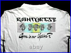 Grateful Dead Shirt T Shirt Vintage 1989 Rainforest Leaves Panther Mikio GDM L