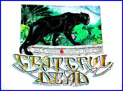 Grateful Dead Shirt T Shirt Vintage 1989 Rainforest Leaves Panther Mikio GDM L