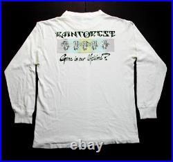 Grateful Dead Shirt T Shirt Vintage 1989 Rainforest Leaves Panther Mikio GDM L