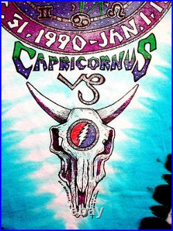 Grateful Dead Shirt T Shirt Vintage 1990 1991 New Year's Eve Time Zodiac GDM XL