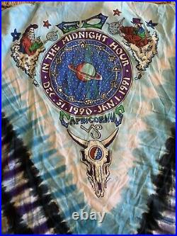 Grateful Dead Shirt T Shirt Vintage 1990 1991 New Years Eve Zodiac GDM 1995 Xxl