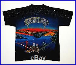 Grateful Dead Shirt T Shirt Vintage 1990 Dead Set New York San Francisco GDM L