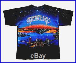 Grateful Dead Shirt T Shirt Vintage 1990 Dead Set New York San Francisco GDM XL