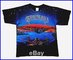 Grateful Dead Shirt T Shirt Vintage 1990 Dead Set New York San Francisco GDM XL