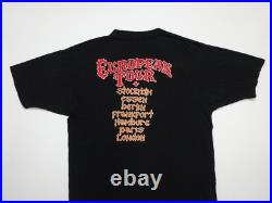 Grateful Dead Shirt T Shirt Vintage 1990 Europe Germany London Paris Griffin XL