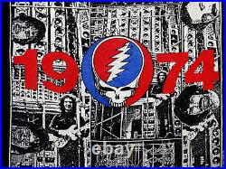 Grateful Dead Shirt T Shirt Vintage 1990 Jerry Garcia 1974 Wall Of Sound GDM L