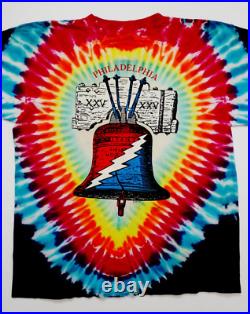 Grateful Dead Shirt T Shirt Vintage 1990 Philadelphia Spectrum Liberty Vans XL
