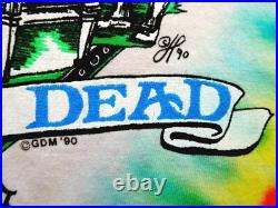 Grateful Dead Shirt T Shirt Vintage 1990 Philadelphia Spectrum Liberty Vans XL
