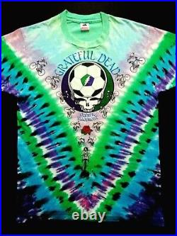 Grateful Dead Shirt T Shirt Vintage 1990 Soccer Ball Bicycle Olympic LA CA GDM L