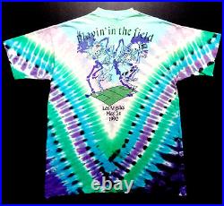 Grateful Dead Shirt T Shirt Vintage 1990 Soccer Cycling Los Angeles CA LA GDM XL