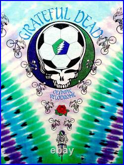 Grateful Dead Shirt T Shirt Vintage 1990 Soccer Cycling Los Angeles CA LA GDM XL