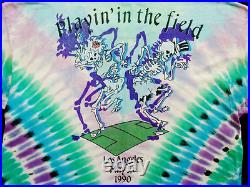 Grateful Dead Shirt T Shirt Vintage 1990 Soccer Cycling Los Angeles CA LA GDM XL