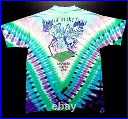 Grateful Dead Shirt T Shirt Vintage 1990 Soccer Cycling Los Angeles CA LA GDM XL