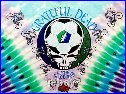 Grateful Dead Shirt T Shirt Vintage 1990 Soccer Cycling Los Angeles CA LA GDM XL