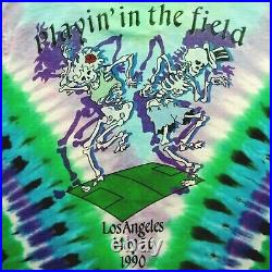 Grateful Dead Shirt T Shirt Vintage 1990 Soccer Cycling Los Angeles LA CA GDM L