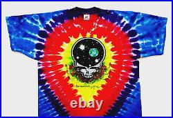 Grateful Dead Shirt T Shirt Vintage 1990 Space Your Face 25 Years Tie Dye GDM L