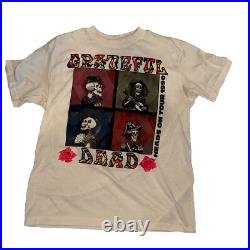 Grateful Dead Shirt T Shirt Vintage 1990 Summer Tour Heads 25th Anniversary XL